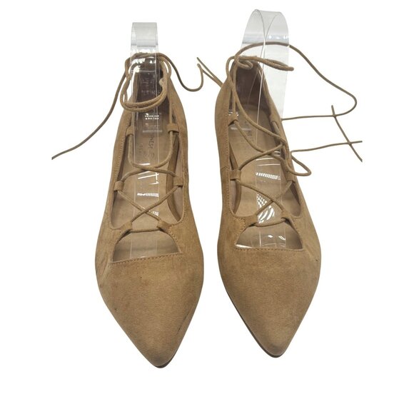 Chinese Laundry Gad-003 Lace Up Flats, Camel, 8.5, M - Picture 1 of 12